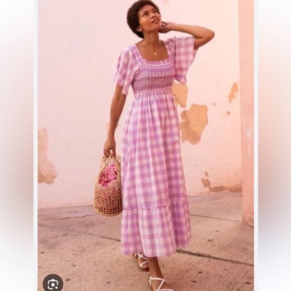 Pink City Prints Lilac Gingham Lolita Dress. S. EUC. - Picture 2 of 10